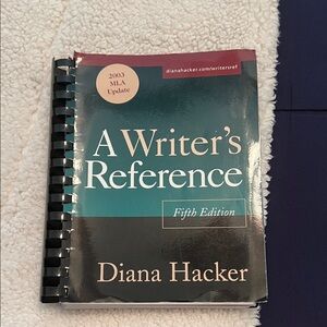 A Writer's Reference - Fifth Edition